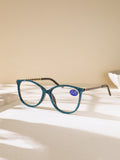 Handmade Rhinestone Rectangle Reader Glasses G0542