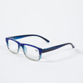 Handmade Rhinestone Rectangle Reader Glasses G0555 - Blue