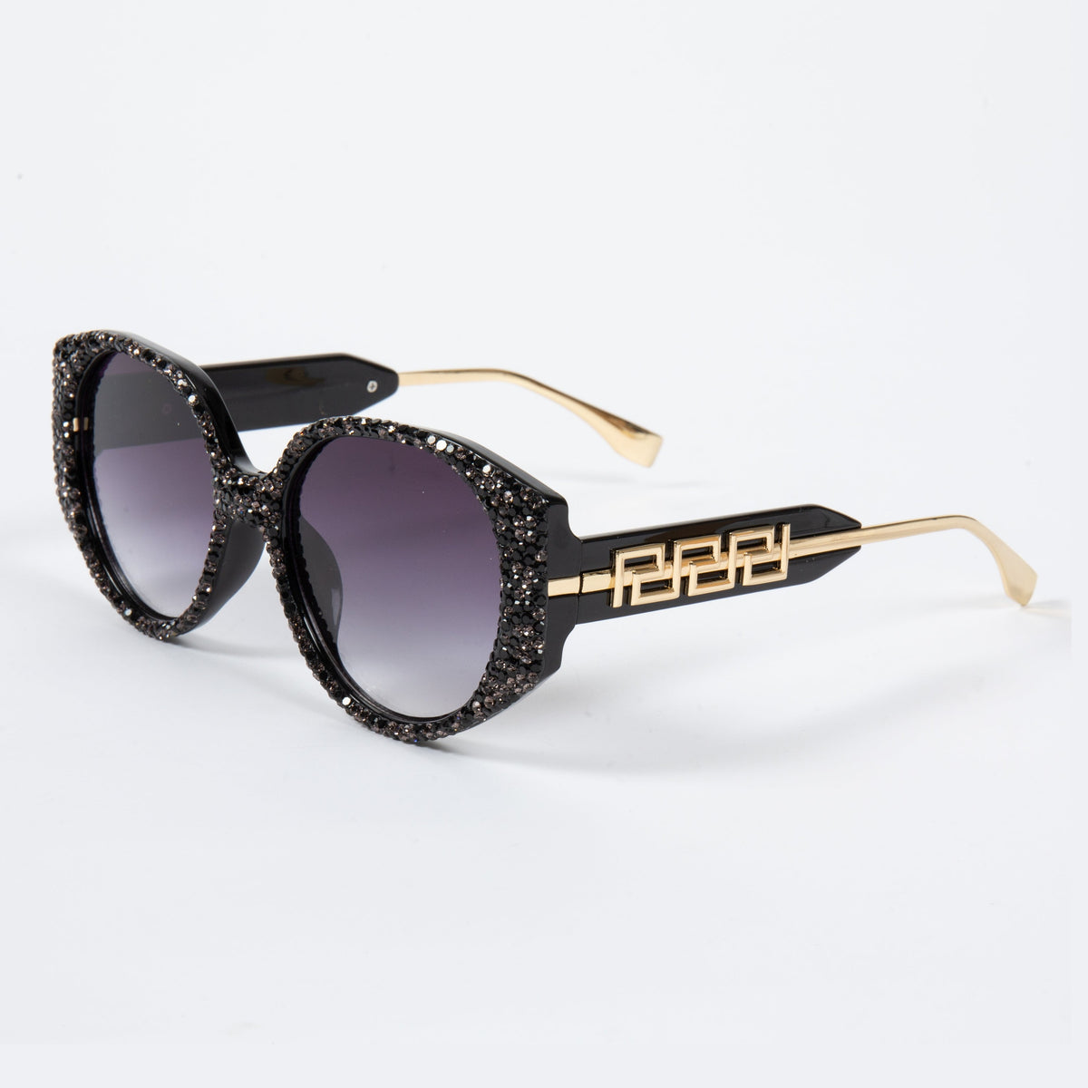 Handmade Floral Rhinestone Sunglasses G0558