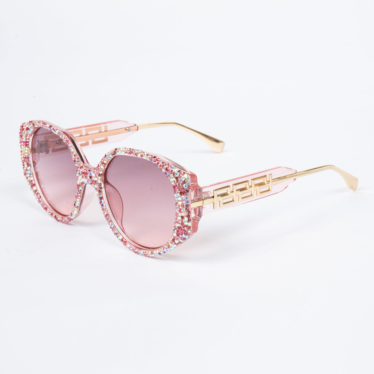 Handmade Floral Rhinestone Sunglasses G0558 - view 3