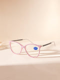 Handmade Rhinestone Rectangle Reader Glasses G0571