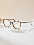 Handmade Rhinestone Rectangle Reader Glasses G0572