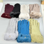 Faux Fur Touch Screen Gloves GL0058
