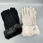 Faux Fur Touch Screen Gloves GL0058