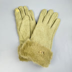 Faux Fur Touch Screen Gloves GL0058