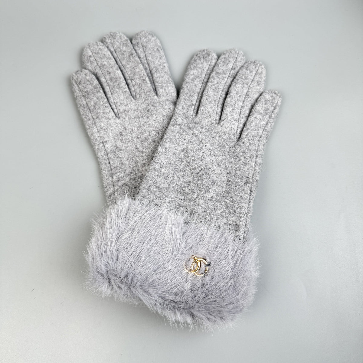 Faux Fur Touch Screen Gloves GL0058