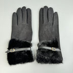 Faux Fur Touch Screen Gloves GL0060
