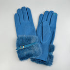 Faux Fur Touch Screen Gloves GL0060