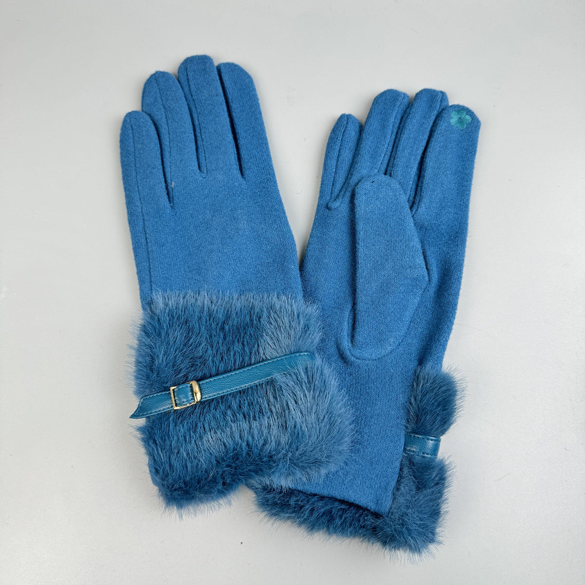 Faux Fur Touch Screen Gloves GL0060