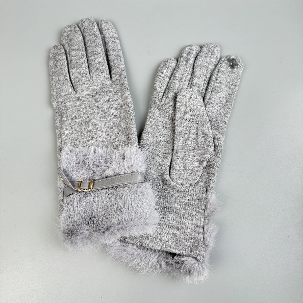 Faux Fur Touch Screen Gloves GL0060