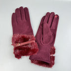 Faux Fur Touch Screen Gloves GL0060