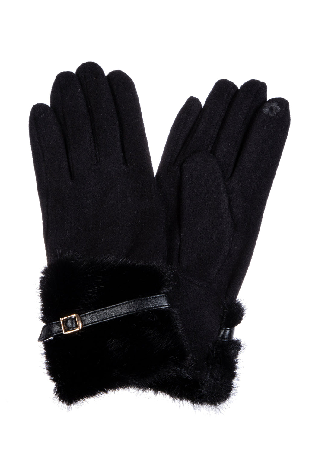 Faux Fur Touch Screen Gloves GL0060