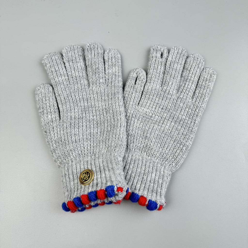 Flower Winter Warm Gloves Touch Screen Gloves GL0061