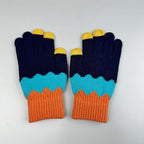 Pearl Color Matching Winter Warm Touch Screen Gloves GL0064