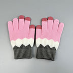Pearl Color Matching Winter Warm Touch Screen Gloves GL0064