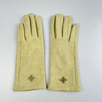 Floral Winter Warm Touch Screen Gloves GL0069