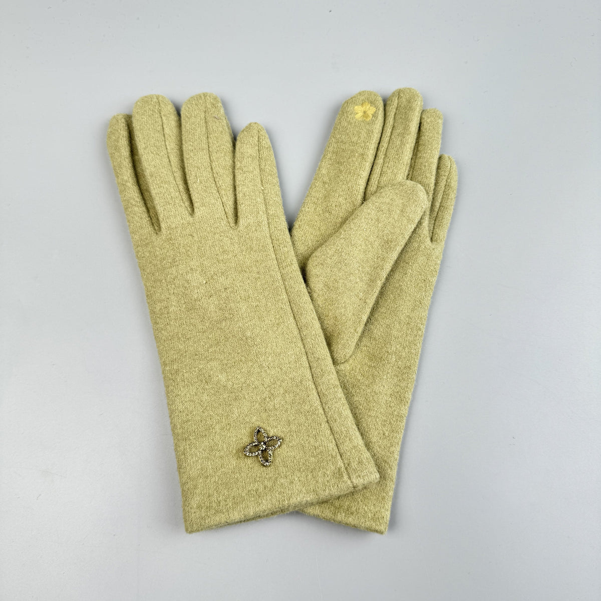 Floral Winter Warm Touch Screen Gloves GL0069