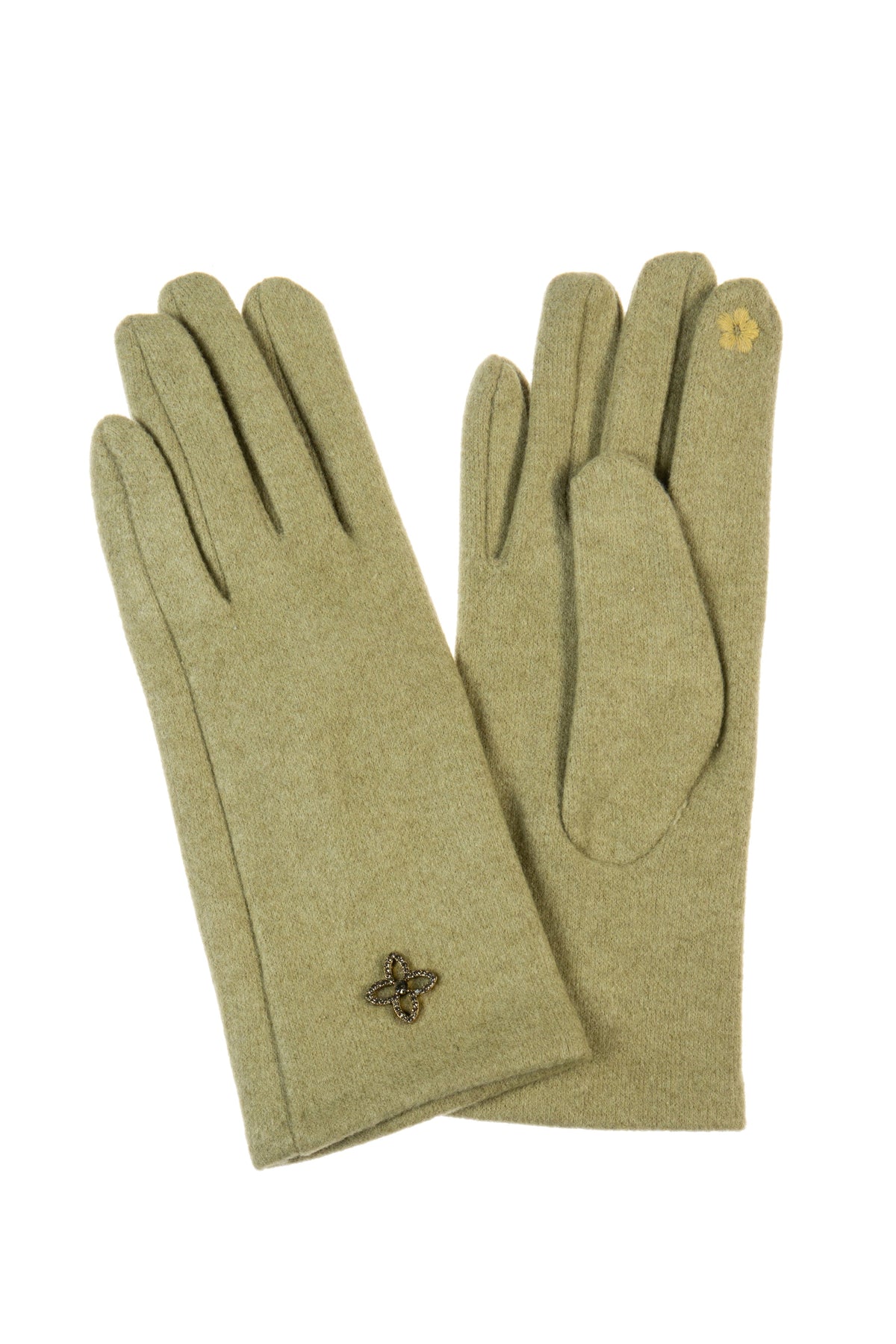 Floral Winter Warm Touch Screen Gloves GL0069