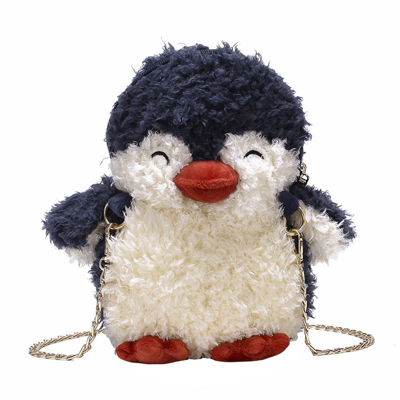 Plush Penguin Purse Crossbody Bag HB0000