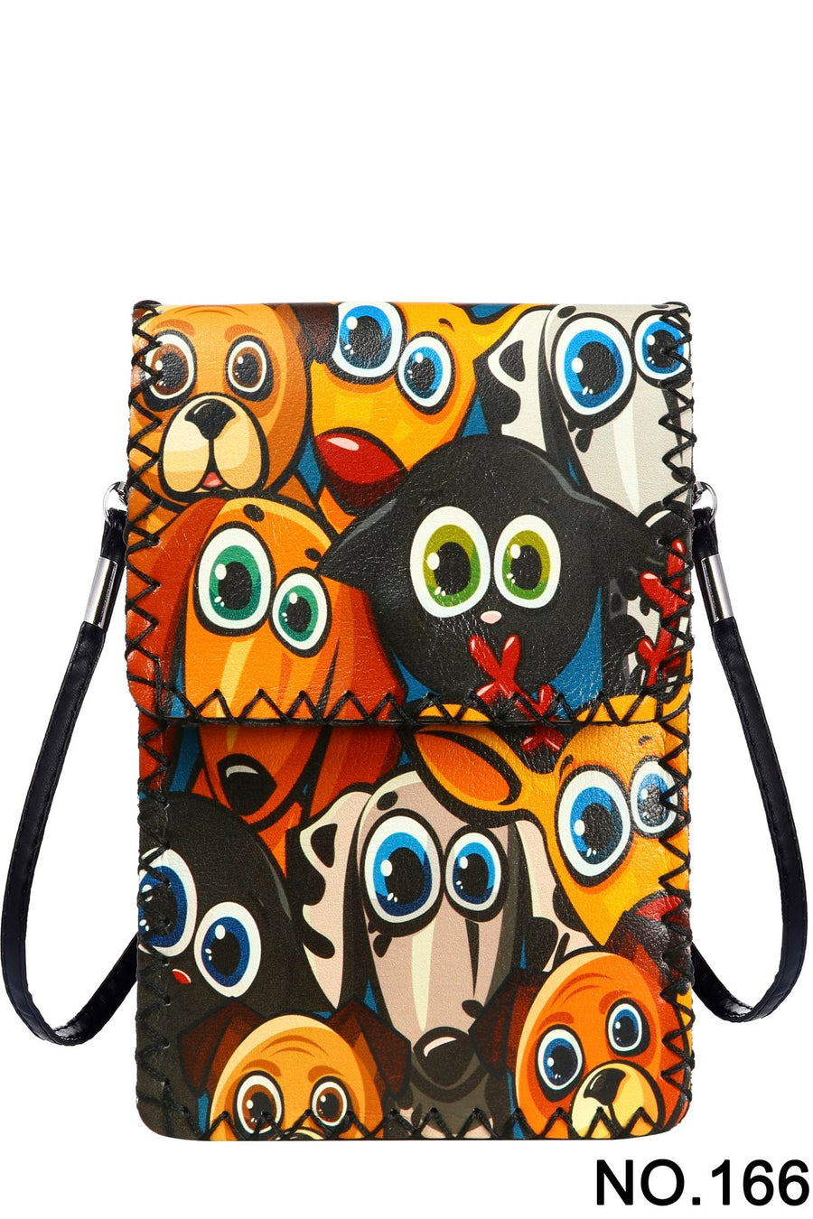 Printed Hand Stitched Crossbody Bag HB0580