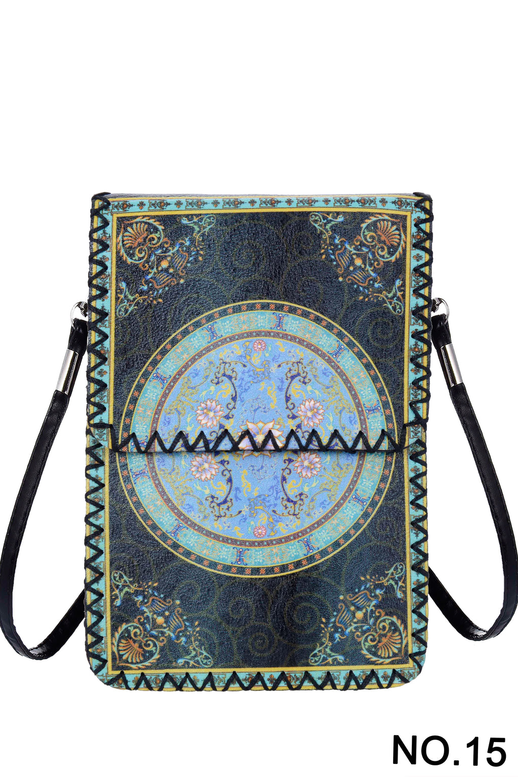 Printed Hand Stitched Crossbody Bag HB0580