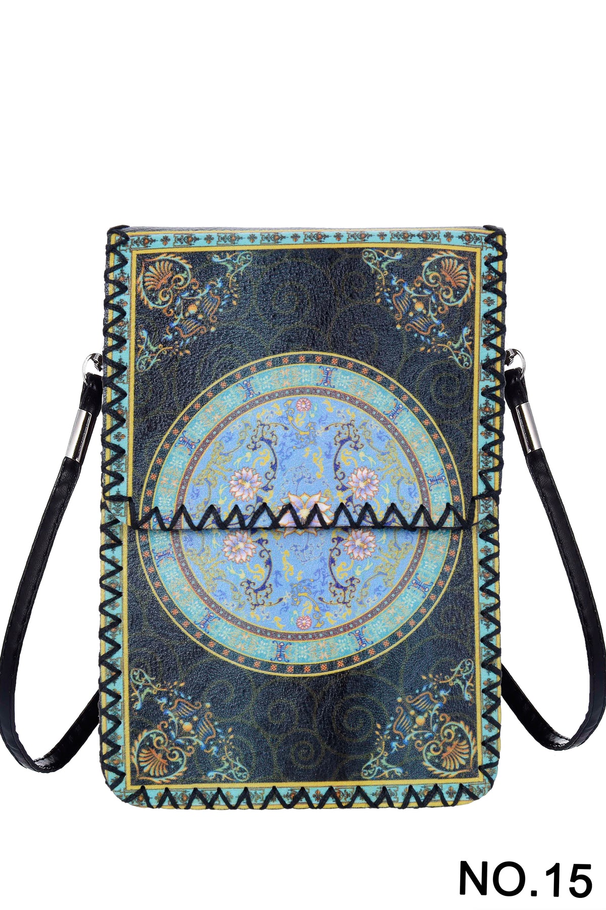 Printed Hand Stitched Crossbody Bag HB0580