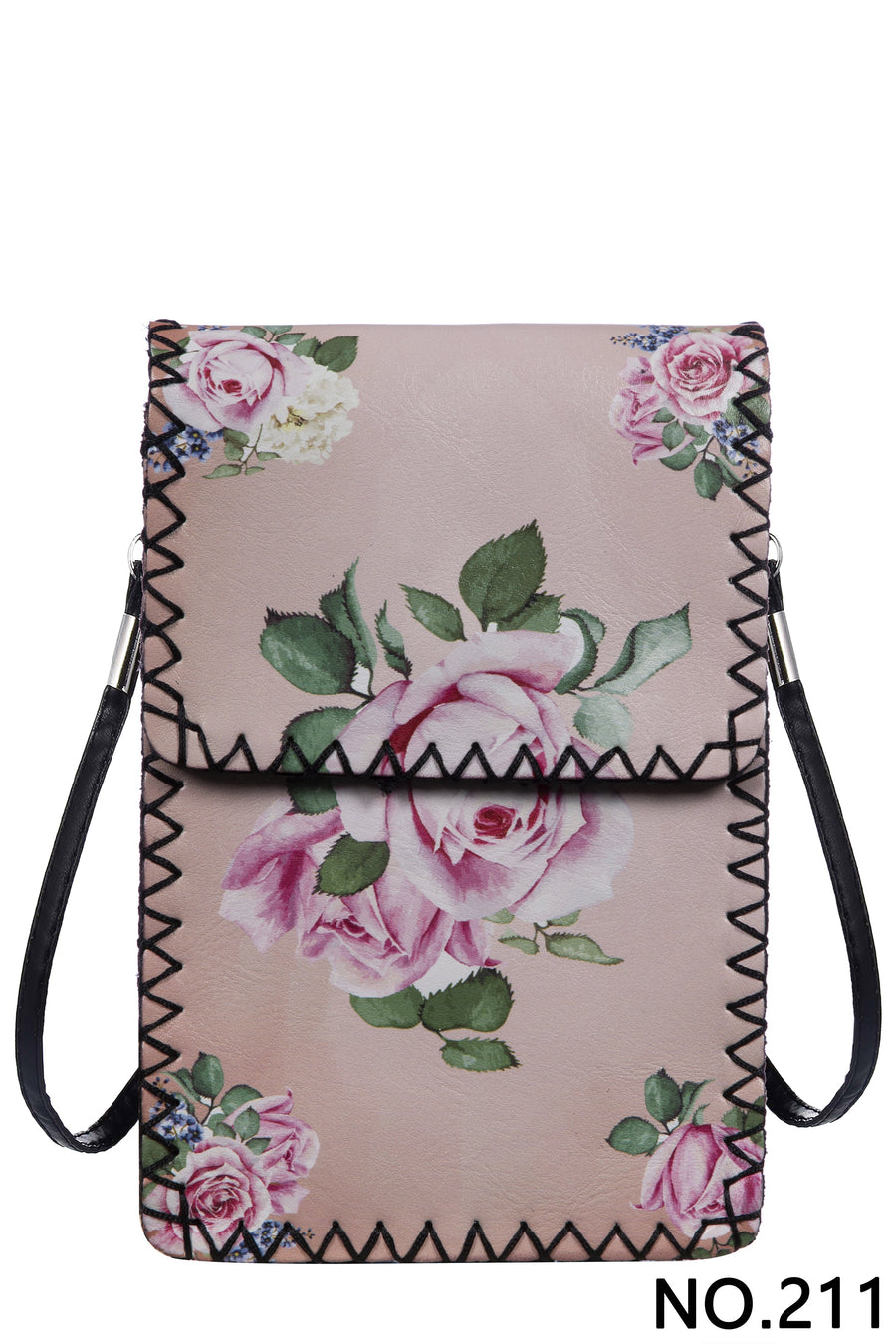 Printed Hand Stitched Crossbody Bag HB0580