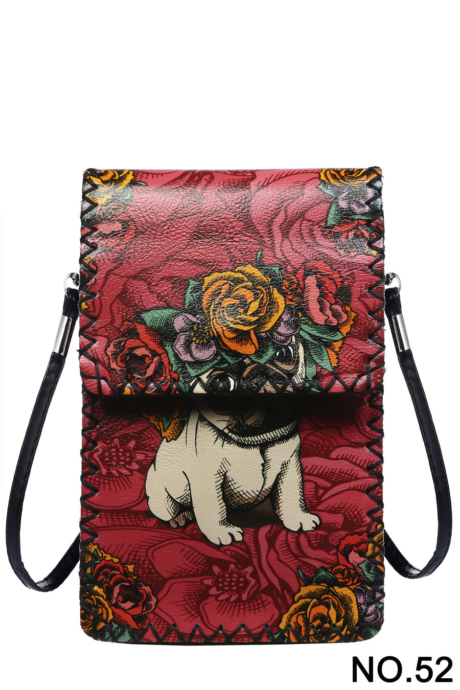 Printed Hand Stitched Crossbody Bag HB0580