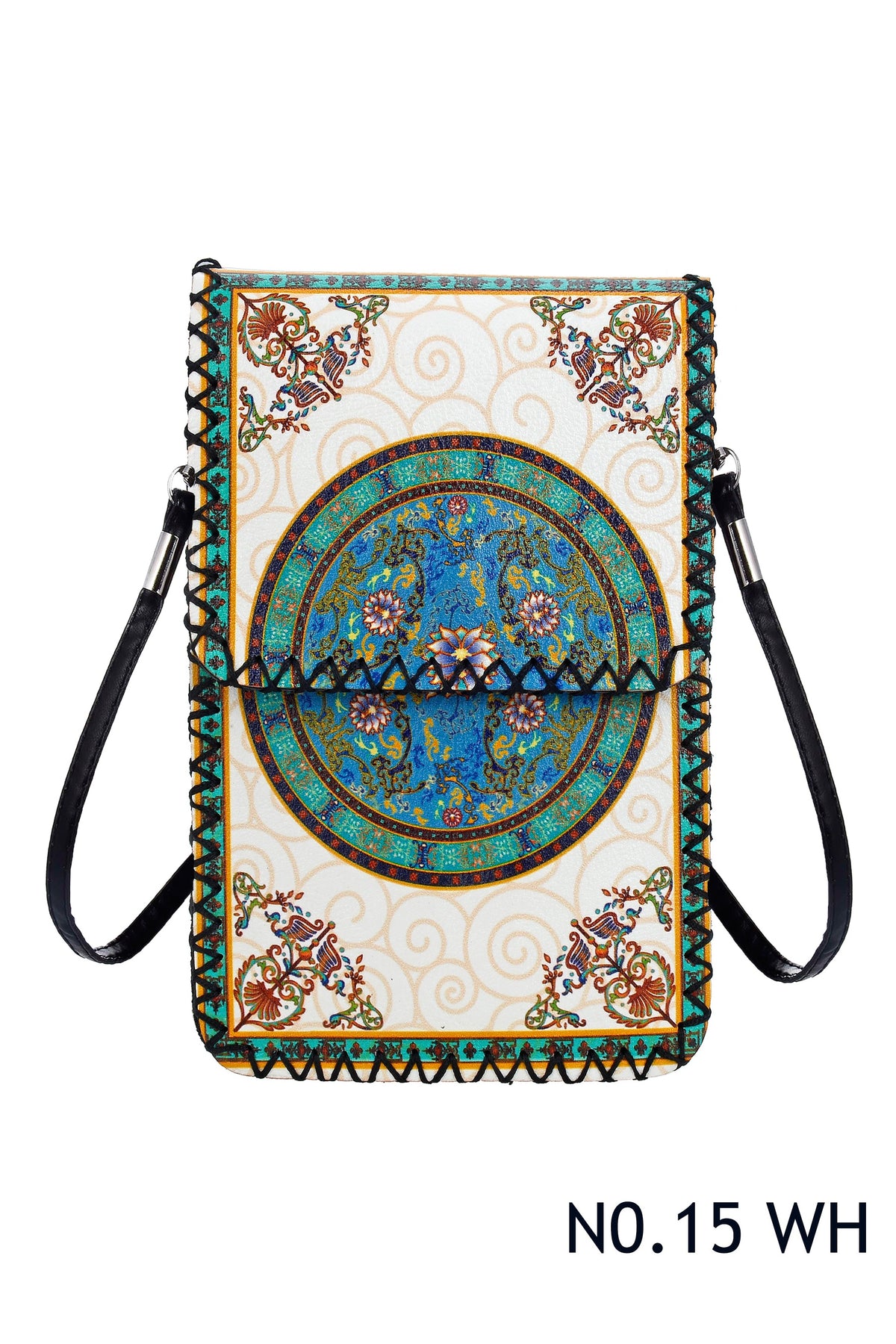 Printed Hand Stitched Crossbody Bag HB0580
