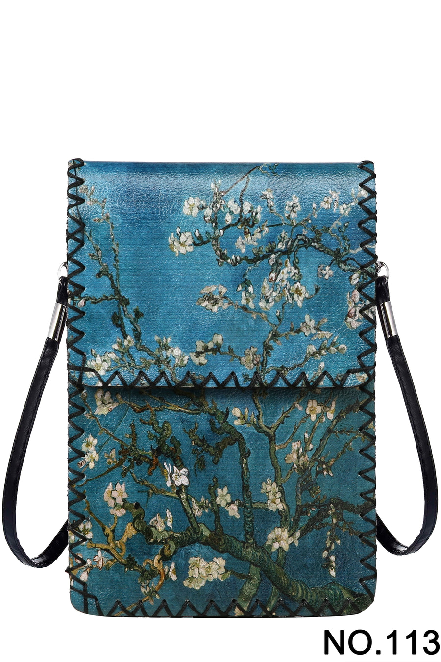 Printed Hand Stitched Crossbody Bag HB0580