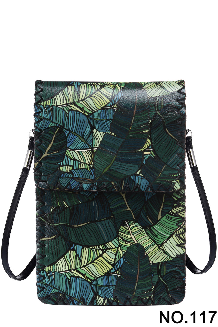 Printed Hand Stitched Crossbody Bag HB0580