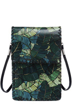 Leaves Print Hand Stitch Crossbody Bag HB0580-117