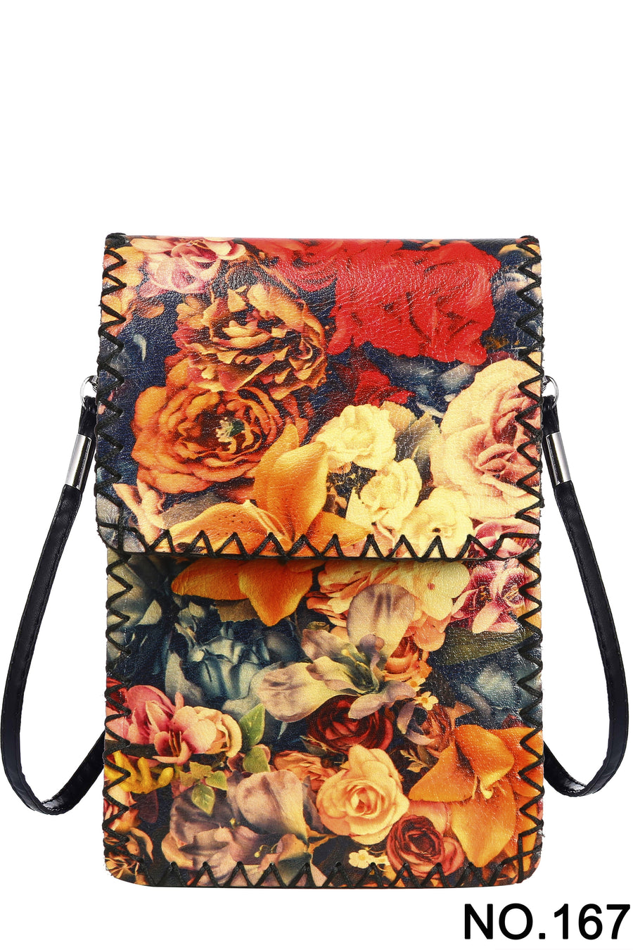 Printed Hand Stitched Crossbody Bag HB0580