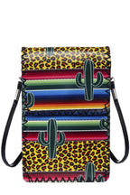 Leopard and Cactus Print Crossbody Bag HB0580- NO.195