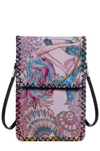 Mermaid Print Hand Stitch Crossbody Bag HB0580-NO.206