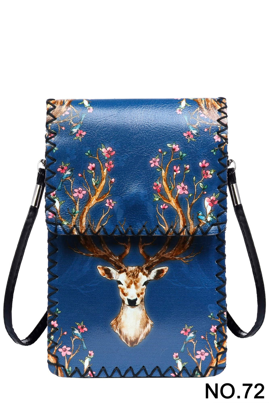 Printed Hand Stitched Crossbody Bag HB0580