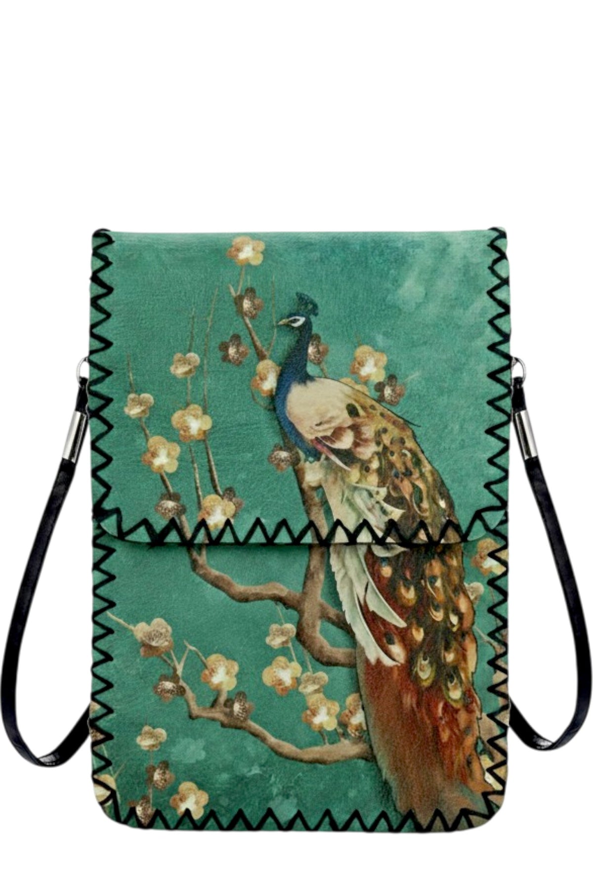 Printed Hand Stitched Crossbody Bag HB0580