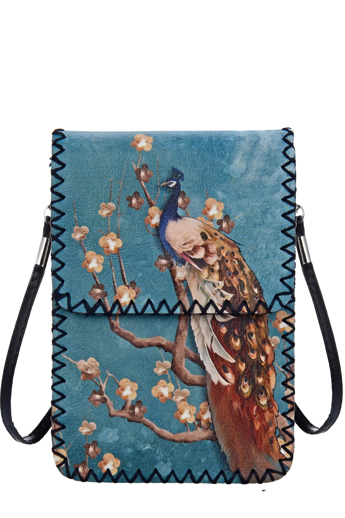 Printed Hand Stitched Crossbody Bag HB0580