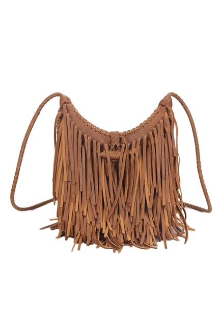 Middle Size Tassel Leatherette Crossbody HB0625-M