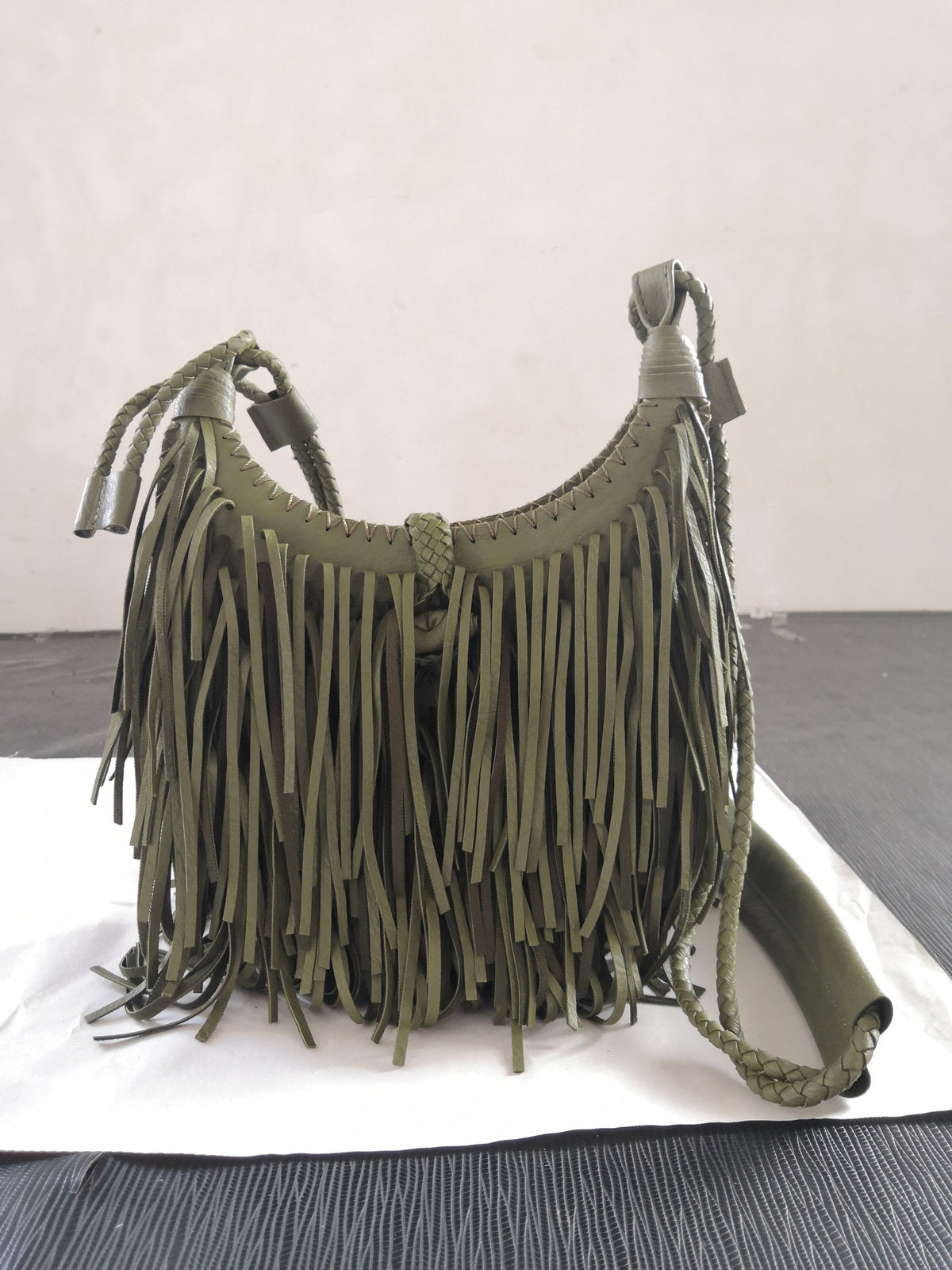 Extra Large Size Tassel Leatherette Crossbody HB0625-XL