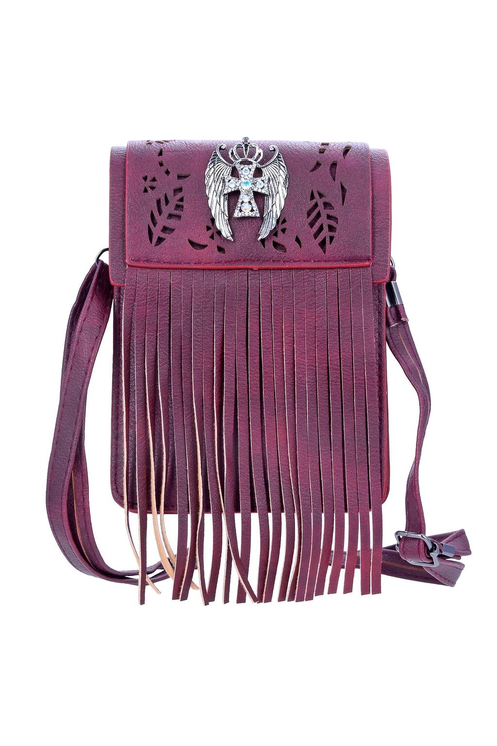 Vintage Leatherette Tassel Cellphone Pouch HB0640