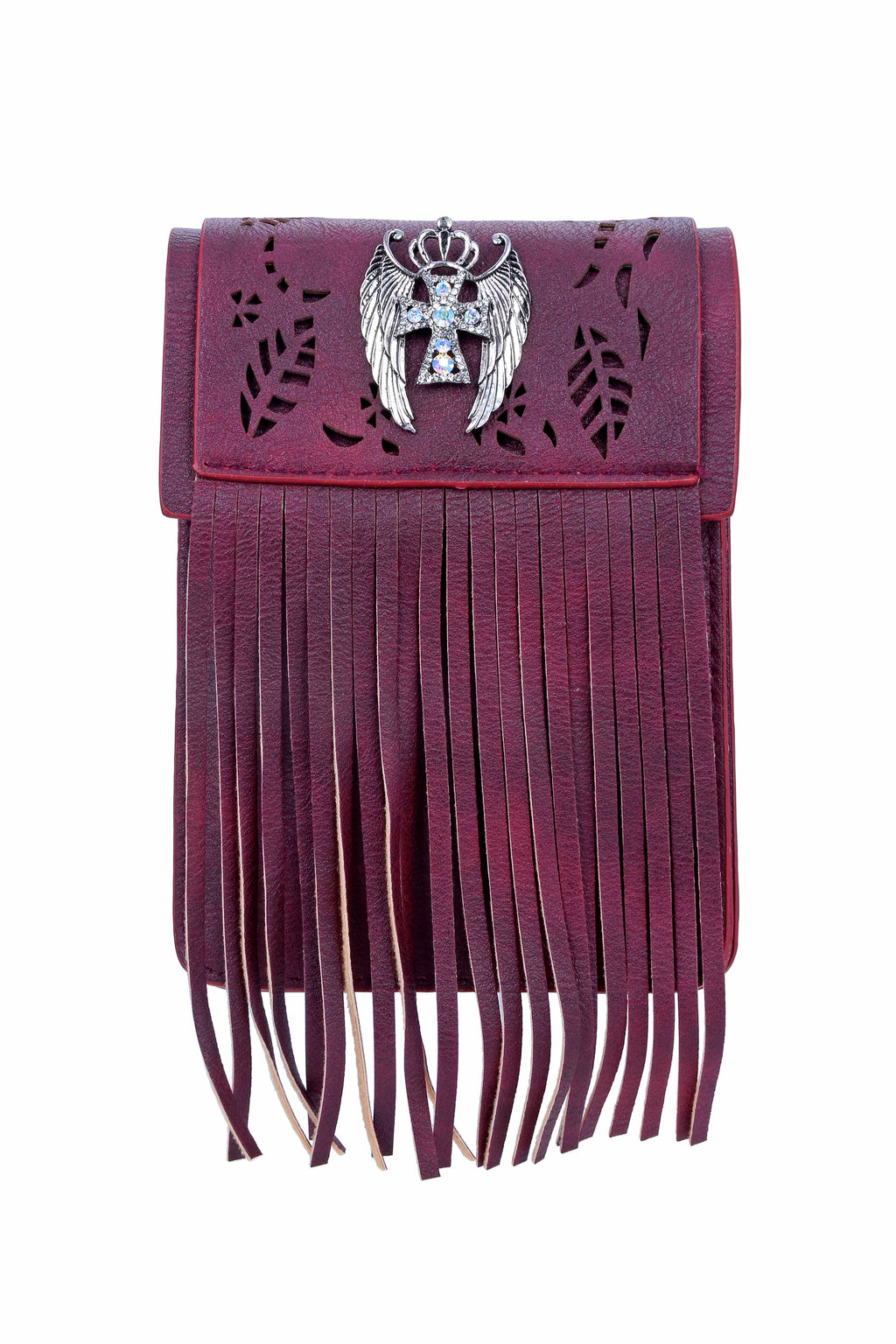 Vintage Leatherette Tassel Cellphone Pouch HB0640
