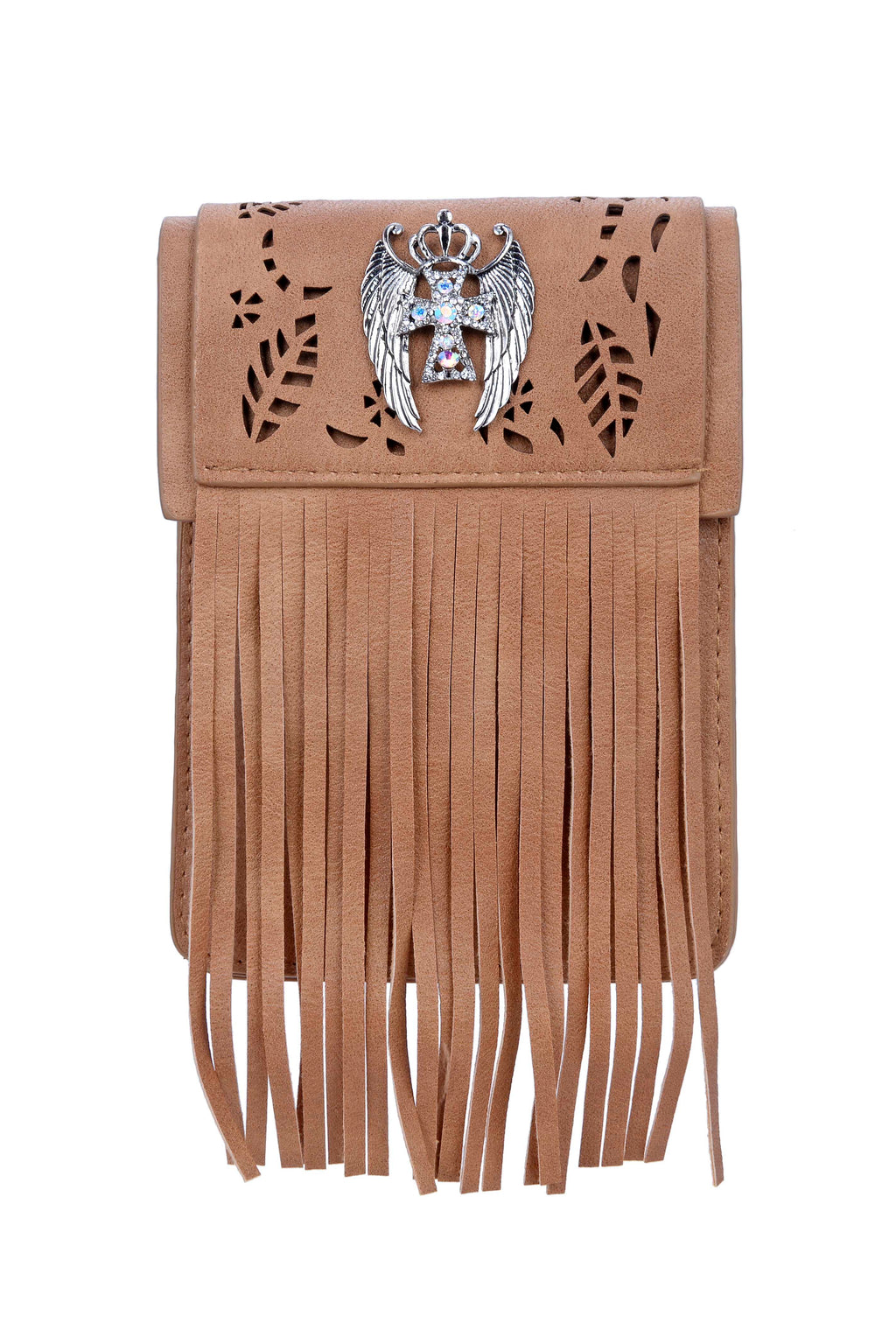 Vintage Leatherette Tassel Cellphone Pouch HB0640