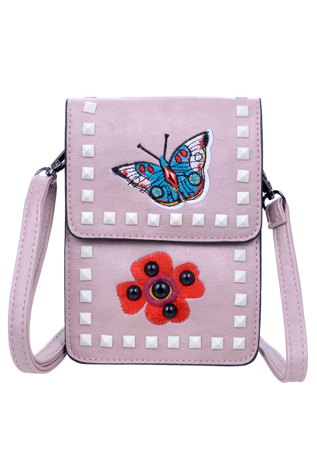 Fashion Women Butterfly Printed Leatherette Handbags HB0643