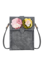 Flower Leatherette Metal Buckle Handbag HB0647