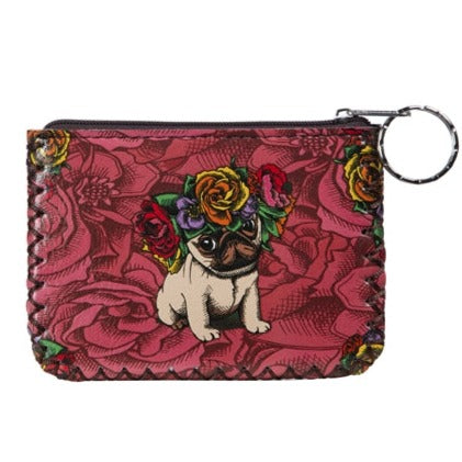 Printed Hand Stitched Coin Purse HB0665