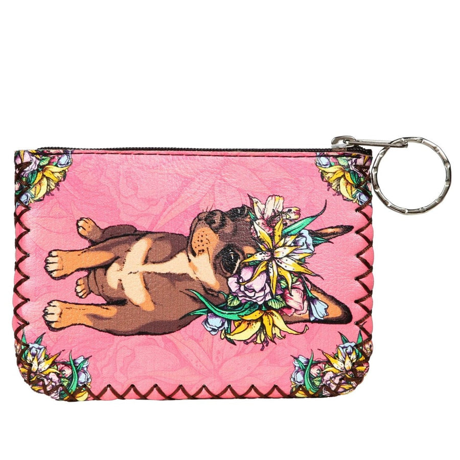 Printed Hand Stitched Coin Purse HB0665