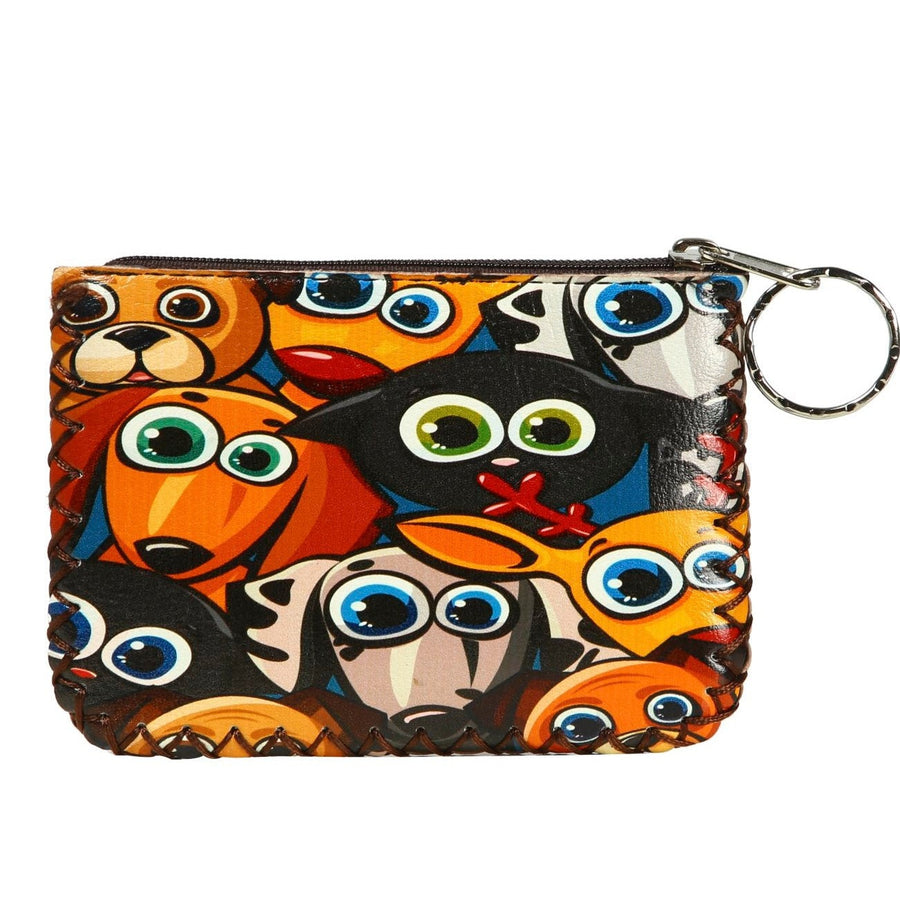 Printed Hand Stitched Coin Purse HB0665