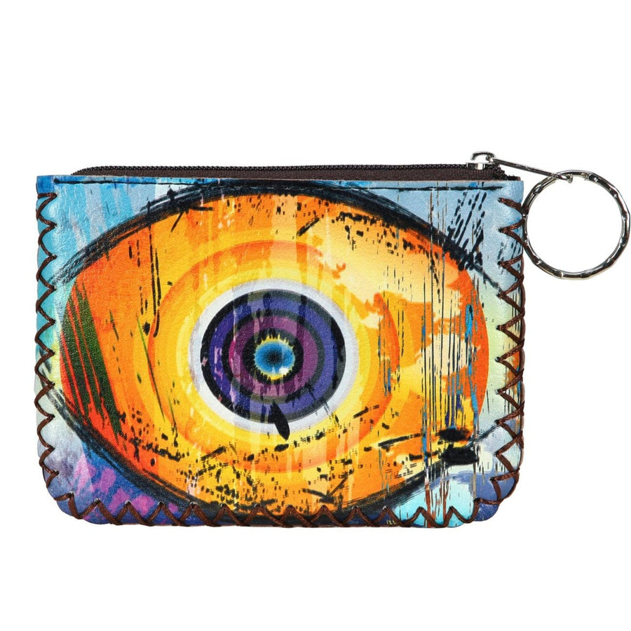 Printed Hand Stitched Coin Purse HB0665