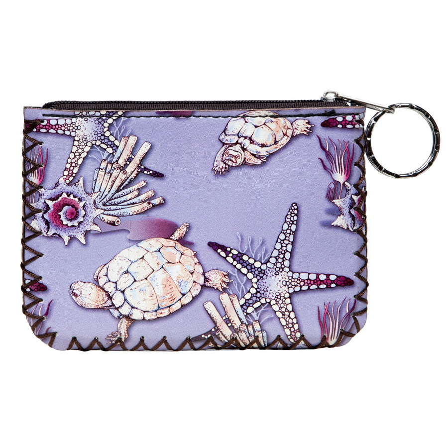 Printed Hand Stitched Coin Purse HB0665